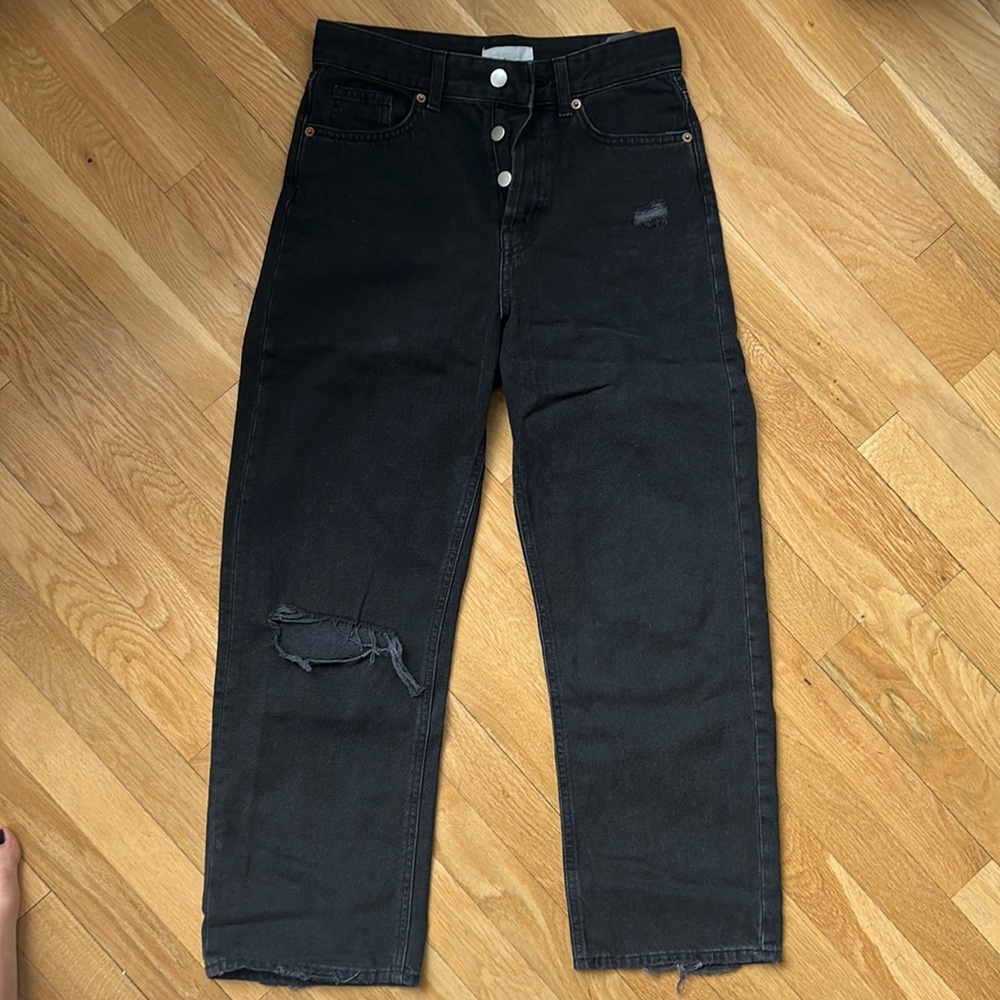 High Rise Black Jeans- NEVER WORN
